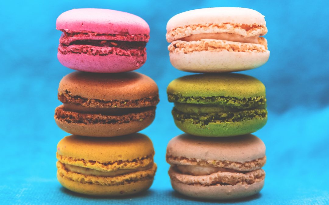 xylitol products that can poison your dog - two piles of macaroons